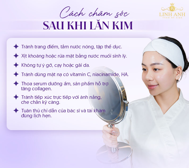 lăn kim điều trị da