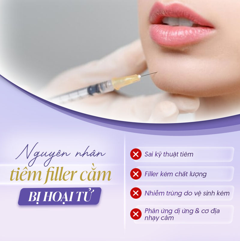 Nguyên nhân tiêm filler cằm bị hoại tử
