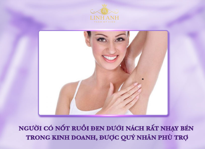 Nốt ruồi dưới nách