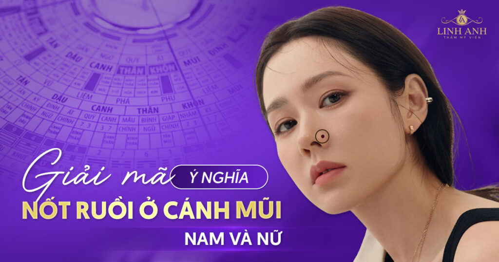 Nốt ruồi ở cánh mũi