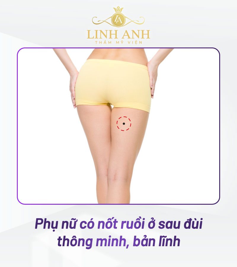 nốt ruồi ở đùi đàn ông