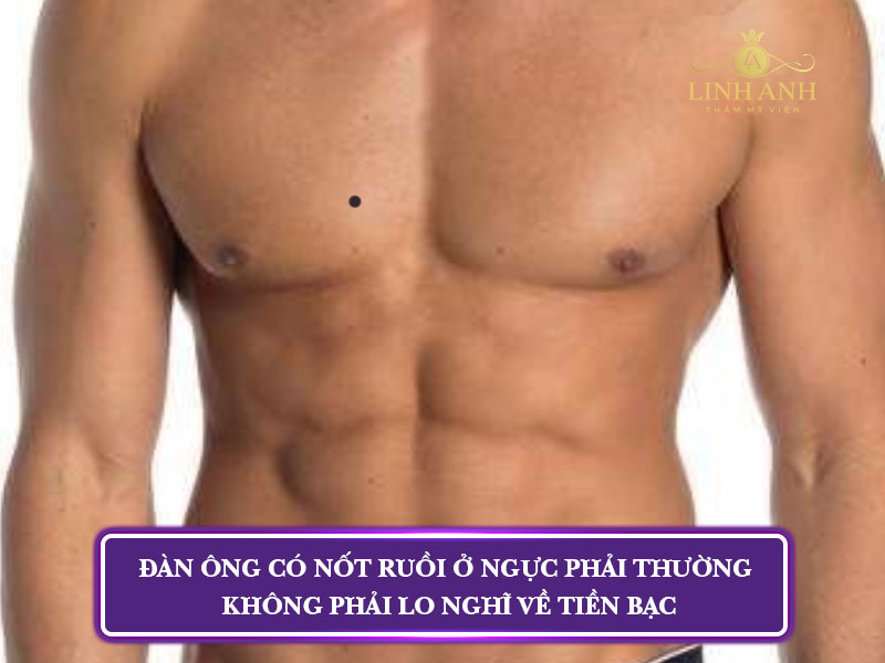 nốt ruồi ở ngực đàn ông