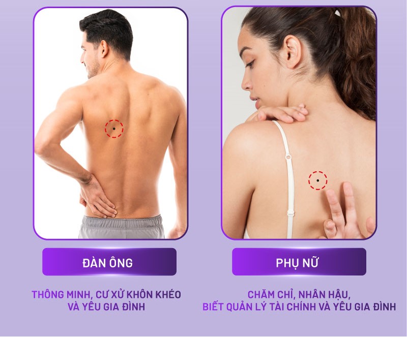 nốt ruồi ở sau vai nốt ruồi ở sau vai