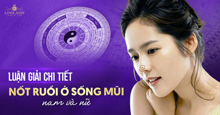 Giải mã chi tiết nốt ruồi ở sống mũi, Đầu mũi, Sơn căn Nam và Nữ