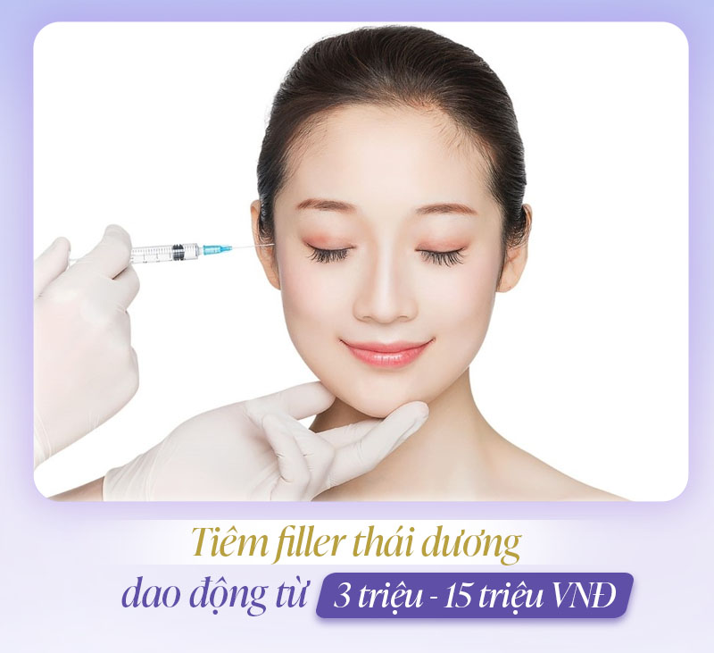 Tiêm filler thái dương bao nhiêu tiền