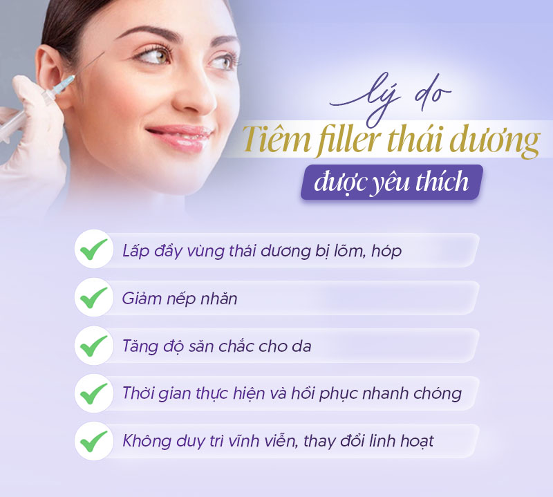 Tiêm filler thái dương có nên không