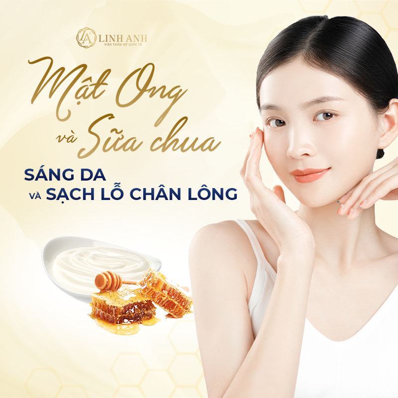 trị mụn bằng mật ong - Viện thẩm mỹ quốc tế Linh Anh