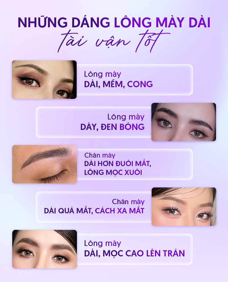 chân mày dài