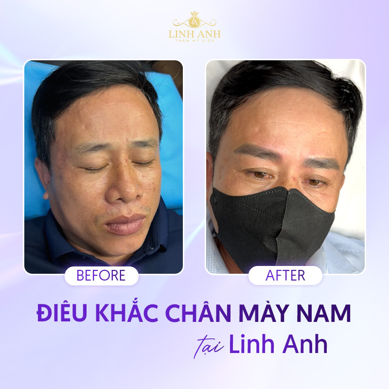 dáng chân mày nam thu hút