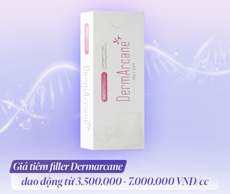 Filler Dermarcane giá bao nhiêu Filler Dermarcane giá bao nhiêu
