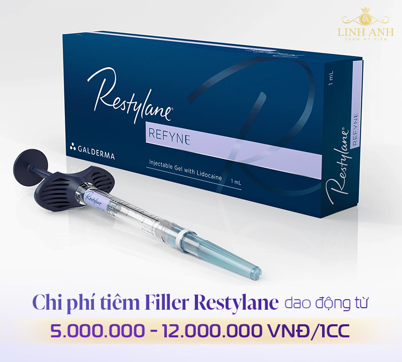 Filler Restylane giá bao nhiêu