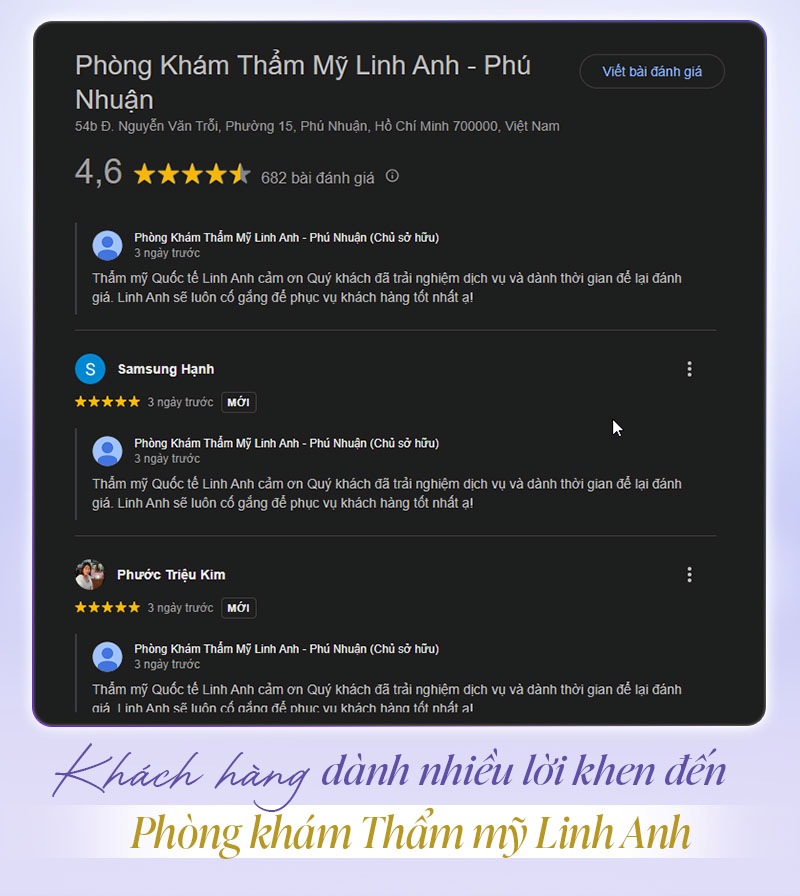 Review tiêm tan filler