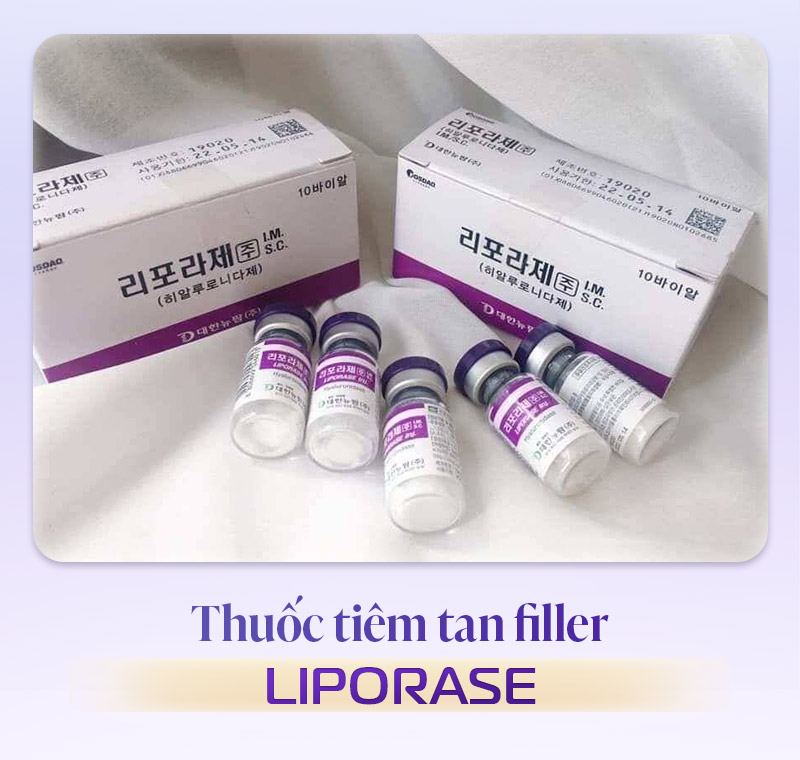 Thuốc tiêm tan filler liporase