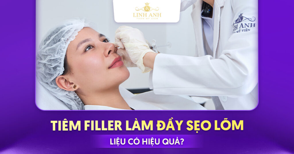 Tiêm filler làm đầy sẹo lõm