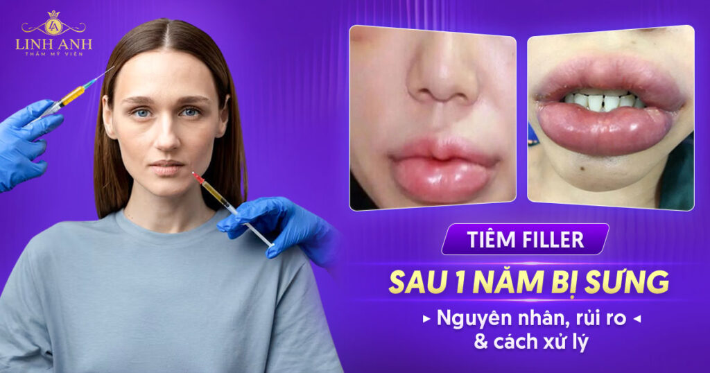 Tiêm filler sau 1 năm bị sưng