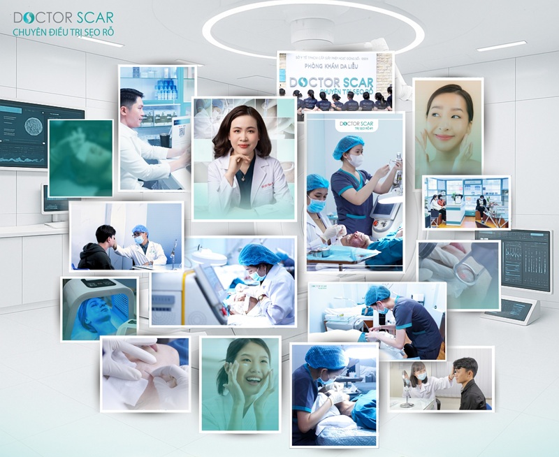 trị sẹo rỗ ở Phòng khám Da liễu Doctor Scar