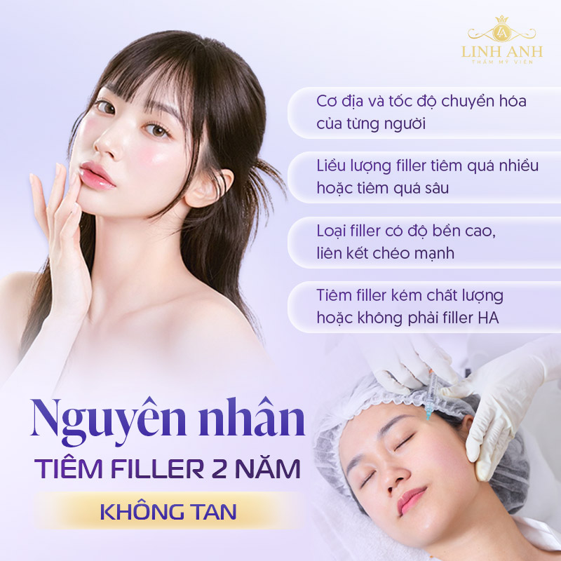 Vì sao tiêm filler 2 năm không tan