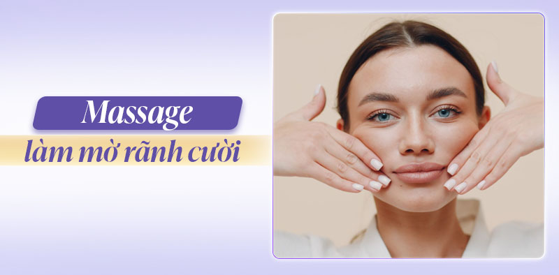 Xóa rãnh cười tại nhà