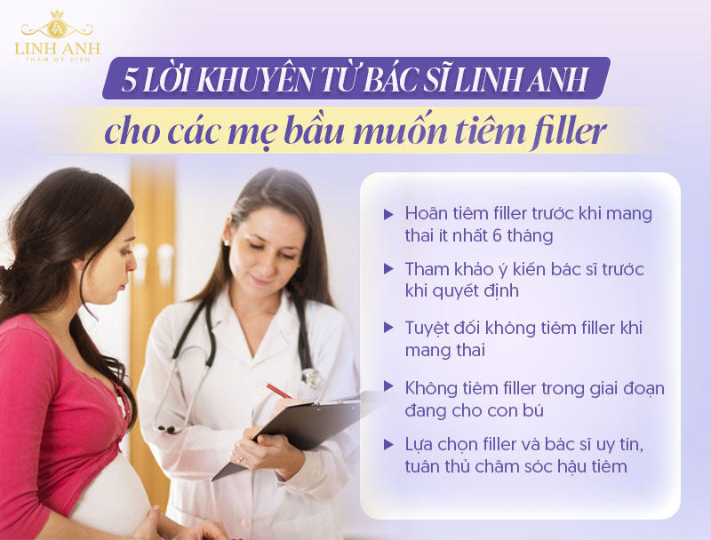 Bà bầu có nên tiêm filler