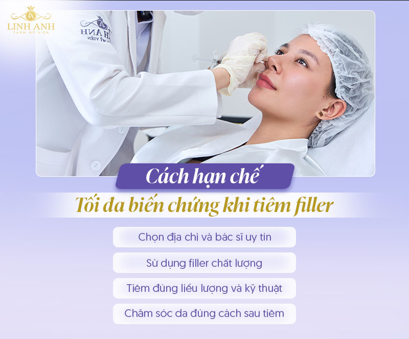 Cách ngăn ngừa tiêm filler bị chảy xệ
