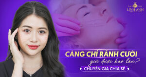 Căng chỉ rãnh cười