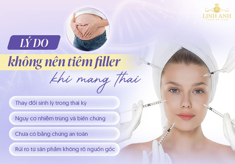 Có bầu có tiêm filler được không