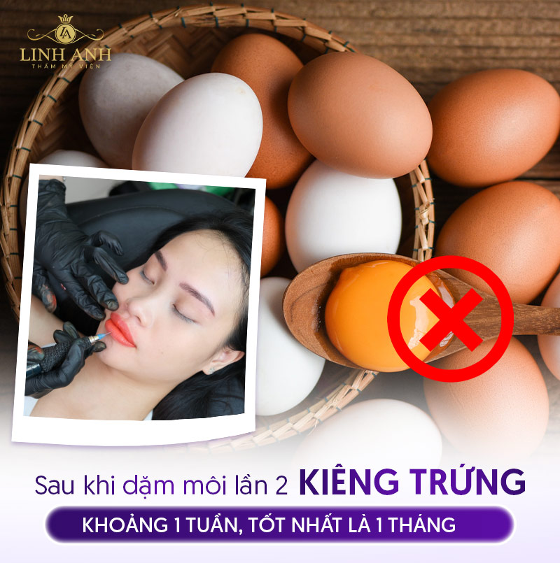 dặm môi lần 2 cần kiêng trứng dặm môi lần 2 cần kiêng trứng