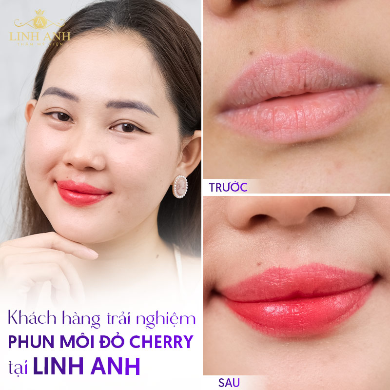 đỏ Cherry môi