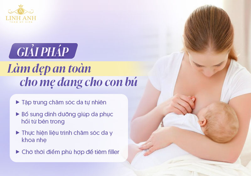 giải pháp thay thế filler khi đang cho con bú