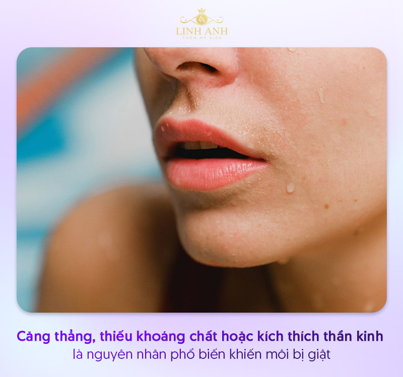 giật môi giật môi