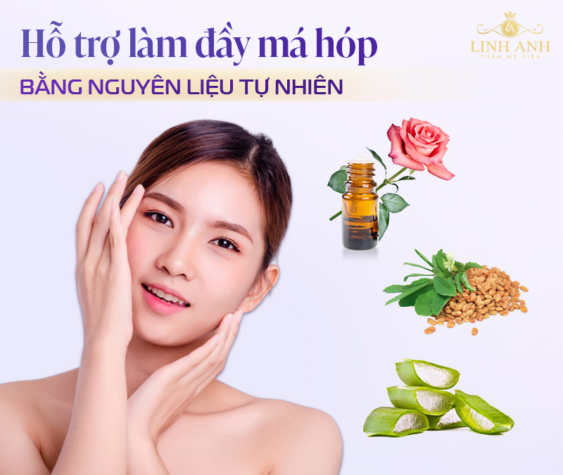 Làm đầy má hóp tự nhiên