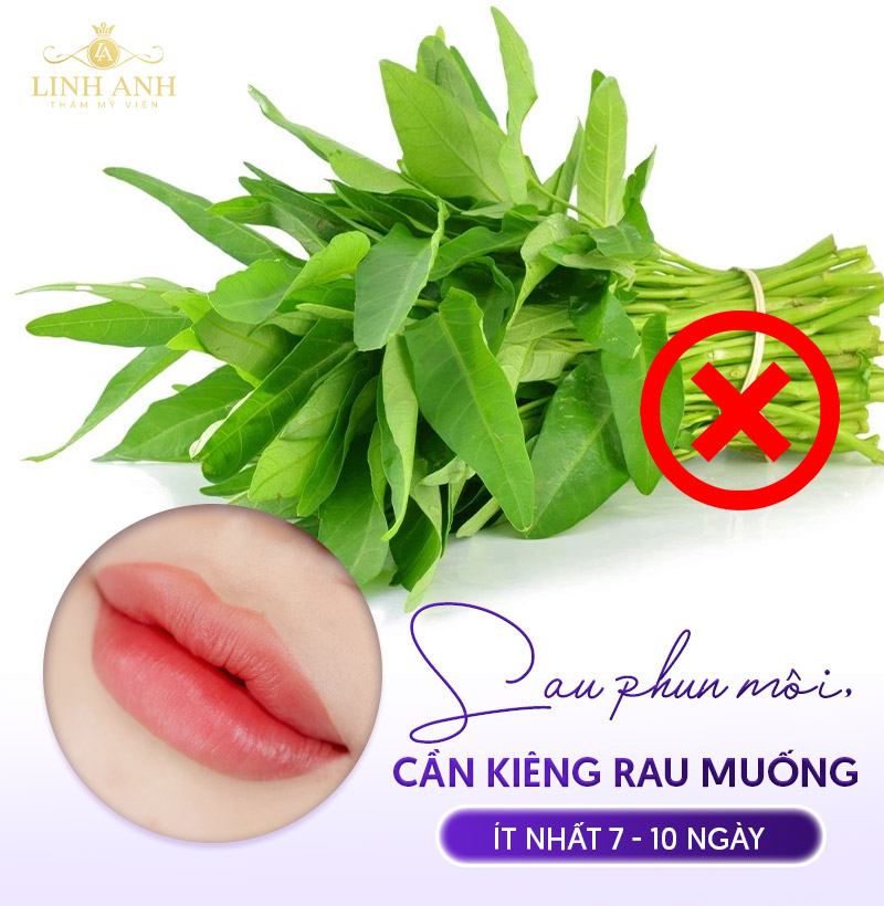 làm môi xong kiêng ăn gì làm môi xong kiêng ăn gì