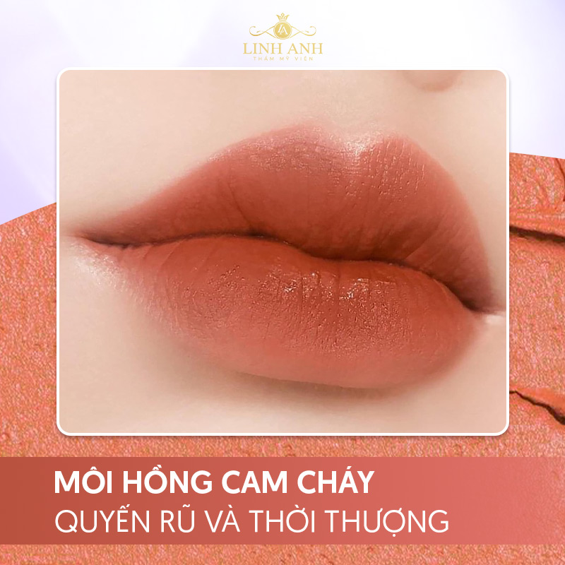 màu Hồng cam sau bong màu Hồng cam sau bong