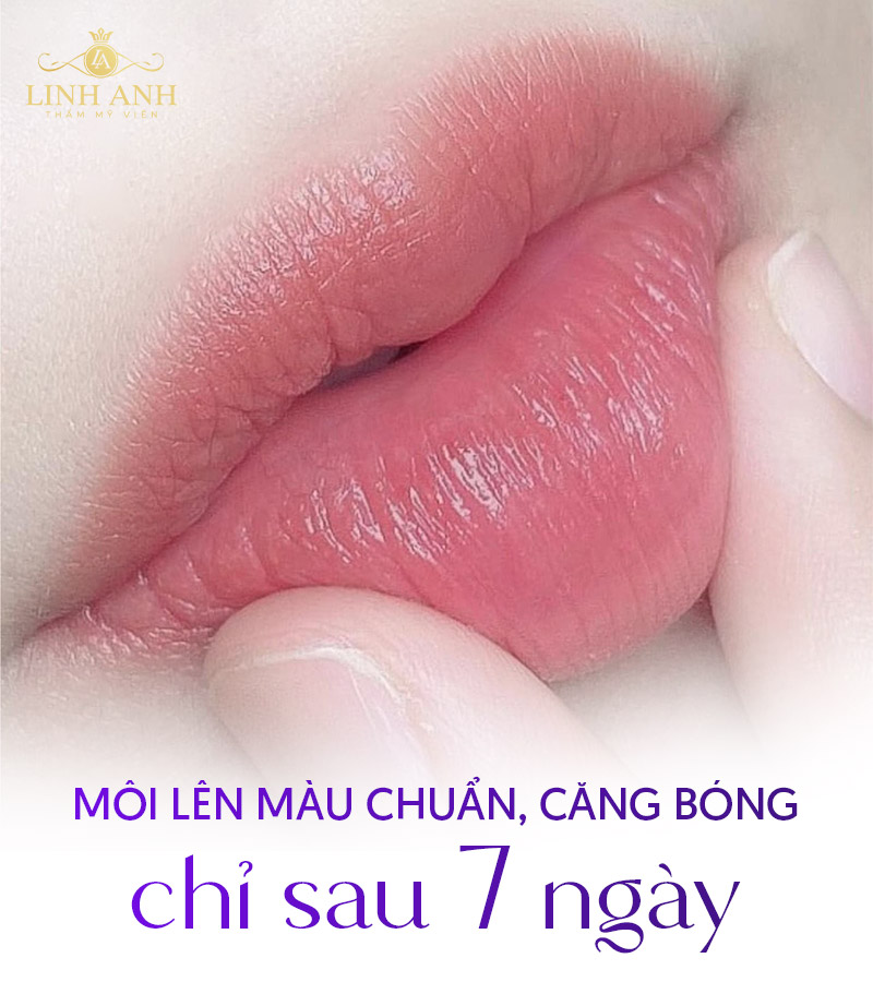 màu hồng tự nhiên xăm môi có đẹp không