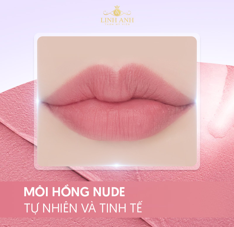 màu môi Hồng tự nhiên