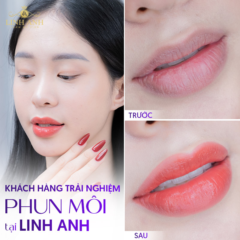 môi Hồng cam môi Hồng cam
