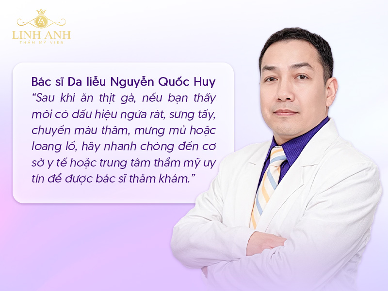 môi bong rồi có an được thịt gà không môi bong rồi có an được thịt gà không