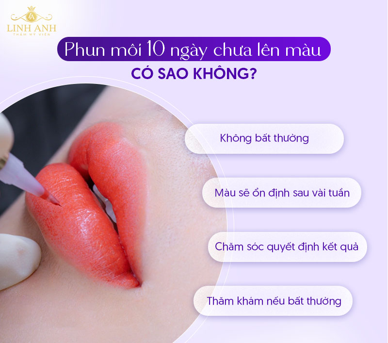 môi sau bong 10 ngày sẽ như thế nào