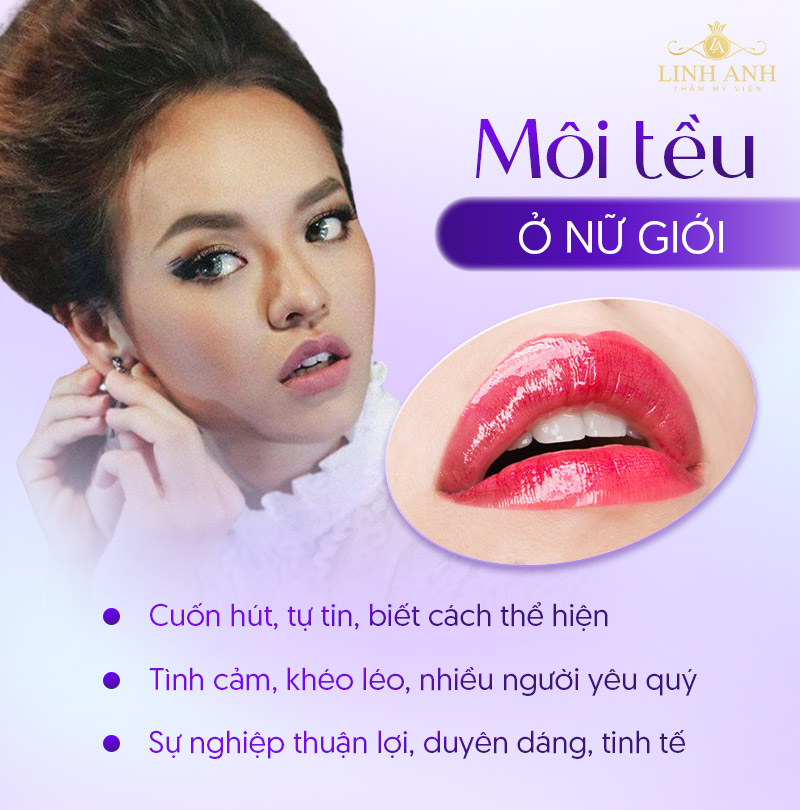 môi tều ở nữ