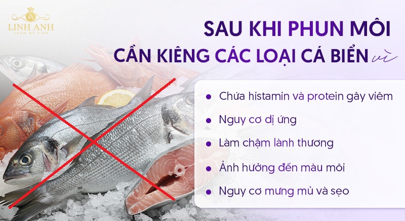 phun môi có được an cá nước ngọt không