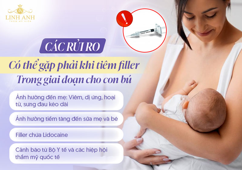 Rủi ro tiêm filler khi đang cho con bú