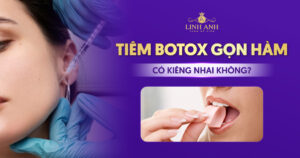 Tiêm botox gọn hàm có kiêng nhai không