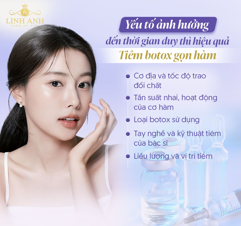 Tiêm botox thon hàm bao lâu thì tan Tiêm botox thon hàm bao lâu thì tan