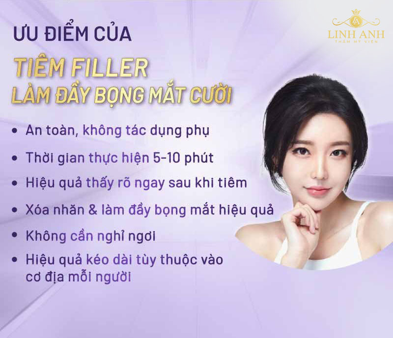 Tiêm filler làm đầy bọng mắt Tiêm filler làm đầy bọng mắt