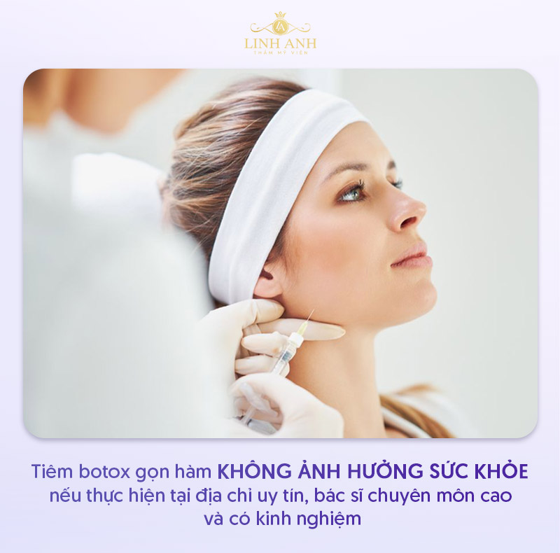 Tiêm gọn hàm có ảnh hưởng gì không