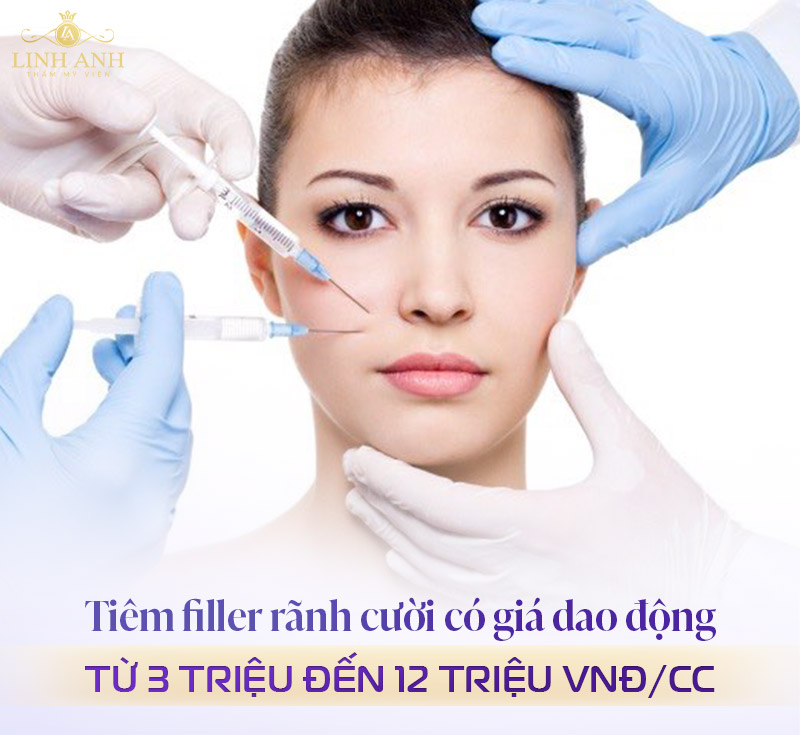 Tiêm rãnh cười giá bao nhiêu