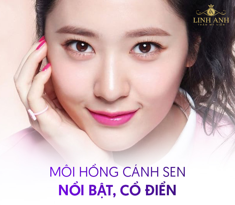 ưu điểm phun môi màu hồng cam đào