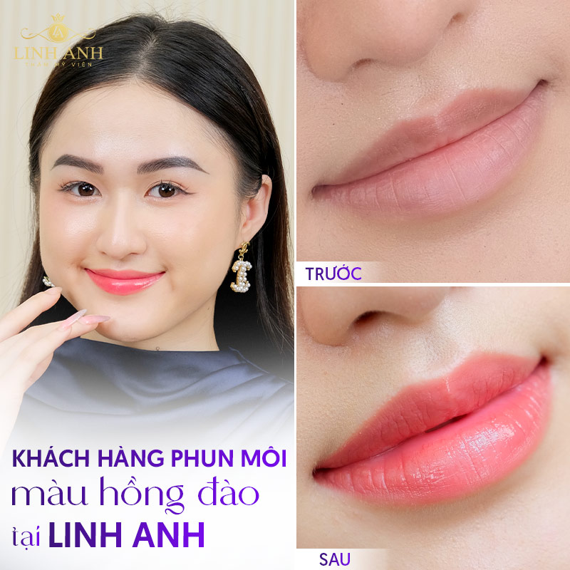 xăm môi hồng đào xăm môi hồng đào