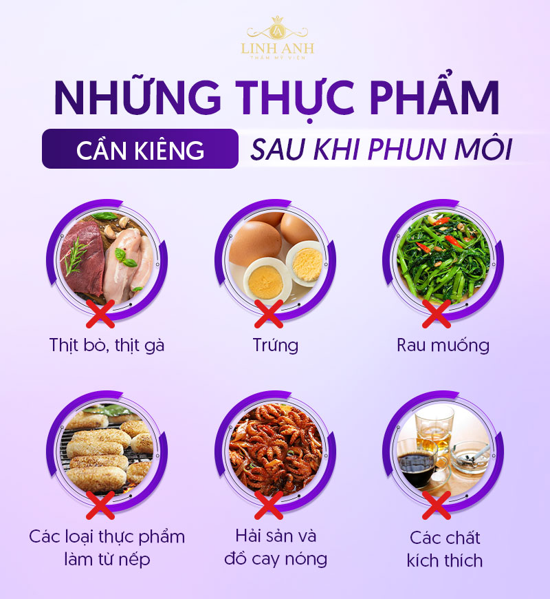 xăm môi ăn cá nục được không