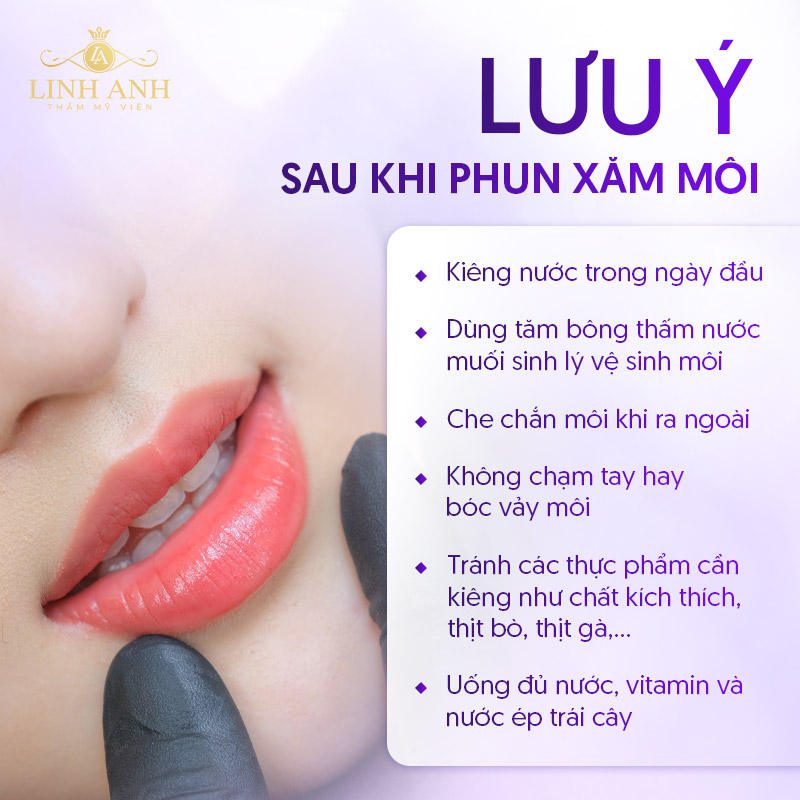 xăm môi có ăn trứng vịt lộn được không